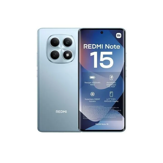 Xiaomi Redmi Note 15 4G Dual Sim 6GB RAM 128GB - Blue