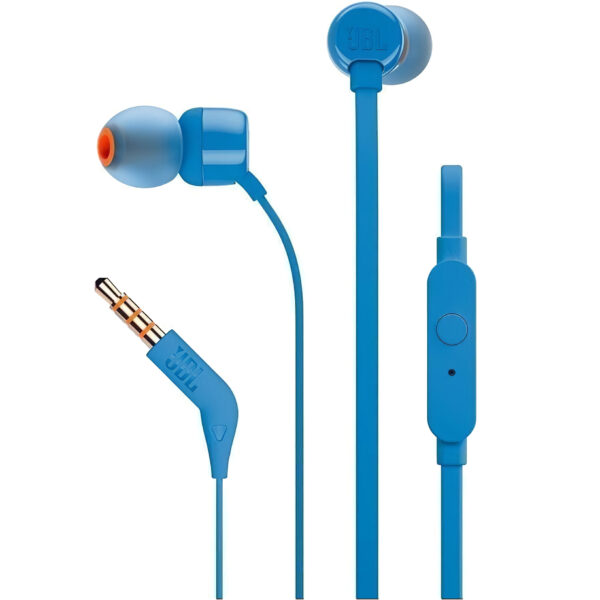 Handsfree 3.5mm JBL T160, Blue JBLT160BLU