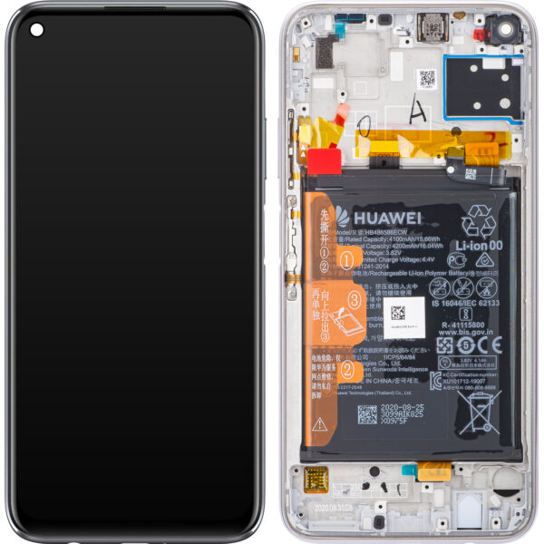 LCD Display Module for Huawei P40 lite, with Battery, Breathing Crystal