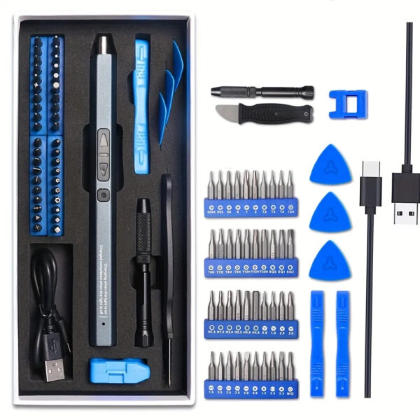 Electric Screwdriver OEM, 51in1, Blue