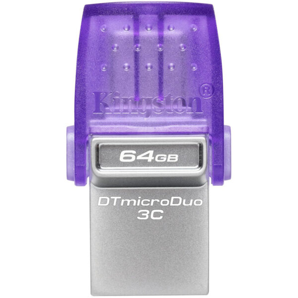 USB-A 3.2 / USB-C FlashDrive Kingston microDuo 3C, 64Gb DTDUO3CG3/64GB