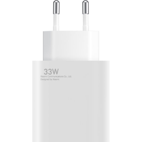 Wall Charger Xiaomi, 33W, 3A, 1 x USB-A, with USB-C Cable, White BHR6039EU