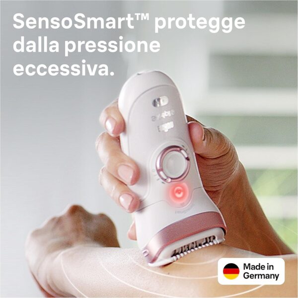 BRAUN EPILATORE ELETTRICO SILK-ÉPIL 9 SE9870 - immagine 7