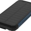 Outdoor Powerbank con Wireless Charging 5W, lampada LED 3W e pannello solare. 2× porte USB-A e con una capacità di 10000 mAh ANSMANN