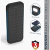 Outdoor Powerbank con Wireless Charging 5W, lampada LED 3W e pannello solare. 2× porte USB-A e con una capacità di 10000 mAh ANSMANN - immagine 5