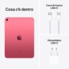 Apple iPad 2022 10Gen 10.9" 64GB Pink ITA MPQ33TY/A - immagine 4