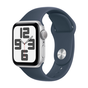 Watch Apple Watch SE2 (2023) GPS 40mm Silver Aluminium Case with Sport Band S/M - Storm Blue