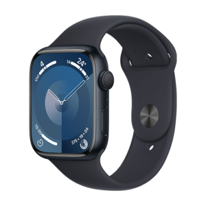 Watch Apple Watch Series 9 GPS 45mm Midnight Aluminium Case with Sport Band S/M - Midnight