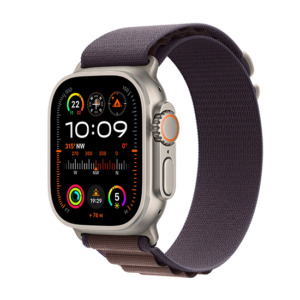 Watch Apple Watch Ultra 2 Natural LTE 49mm Titanium Case with Alpine Loop L - Indigo