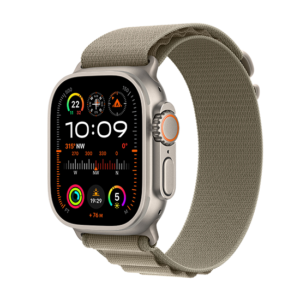 Watch Apple Watch Ultra 2 Natural LTE 49mm Titanium Case with Alpine Loop L - Olive