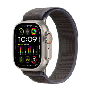 Watch Apple Watch Ultra 2 Natural LTE 49mm Titanium Case with Trail Loop S/M - Blue/Black