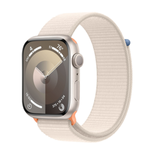 Watch Apple Watch Series 9 GPS 41mm Starlight Aluminium Case with Sport Loop – Starlight