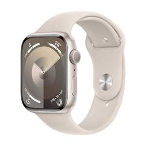 Watch Apple Watch Series 9 GPS 45mm Starlight Aluminium Case with Sport Band M/L - Starlight