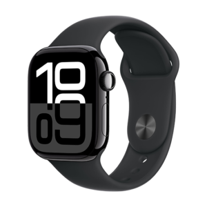 Watch Apple Watch Series 10 GPS 42mm Jet Black Aluminium Case with Sport Band M/L - Black