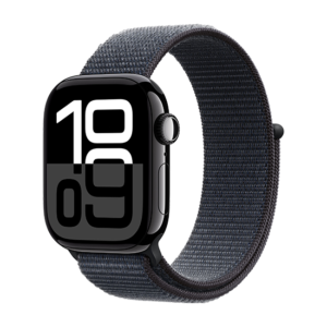 Watch Apple Watch Series 10 GPS 42mm Jet Black Aluminium Case with Sport Loop - Black