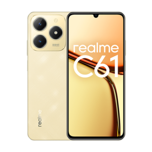 Realme C61 Dual Sim 6GB RAM 128GB - Sparkle Gold