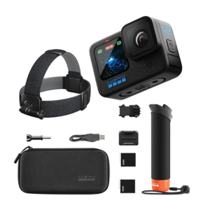 GoPro Hero 13 + Enduro + Head Strap + Handler Floating - Black