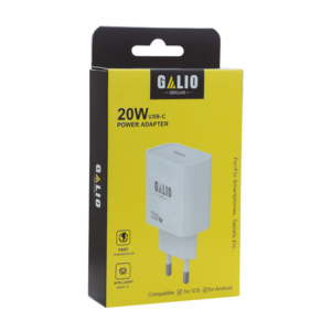 REZ Galio 20W USB-C Adapter - White