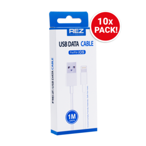 REZ Lightning to USB cable 1M (10 x Pack) - White