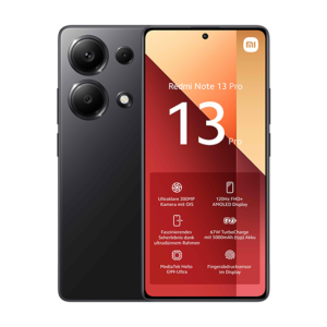 Xiaomi Redmi Note 13 Pro 4G Dual Sim 12GB RAM 512GB - Black