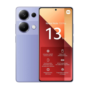 Xiaomi Redmi Note 13 Pro 4G Dual Sim 12GB RAM 512GB - Purple