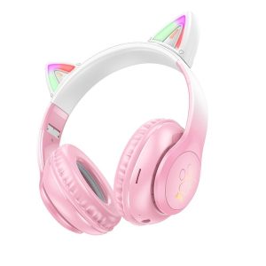 Headphones HOCO W42 cat ears cherry blossom 6931474795847