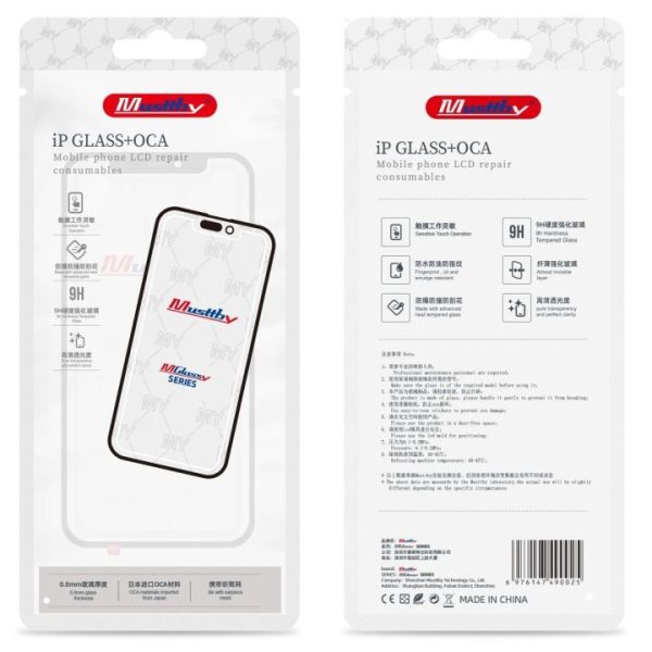 Glass for regeneration of original display SAMSUNG A22 5G 5903396291074