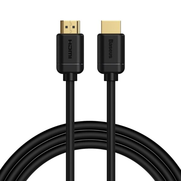 Cable HDMI Baseus 2.0 4K 60 Hz 3D HDR 18 Gbps 2 m (CAKGQ-B01) black 6953156222526