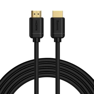 Cable HDMI Baseus 2.0 4K 60 Hz 3D HDR 18 Gbps 3 m (CAKGQ-C01) black 6953156222533