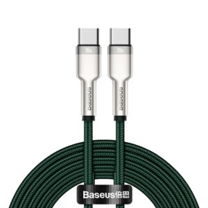 Cable Baseus USB Type C 100 W (20 V/5 A) 2 m (CATJK-D06) green 6953156202399