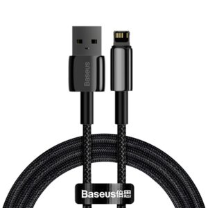 Cable USB Baseus 2.4 A 1 m (CALWJ-01) black 6953156204959