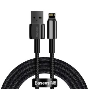 Cable USB Baseus 2.4 A 2 m (CALWJ-A01) black 6953156204966