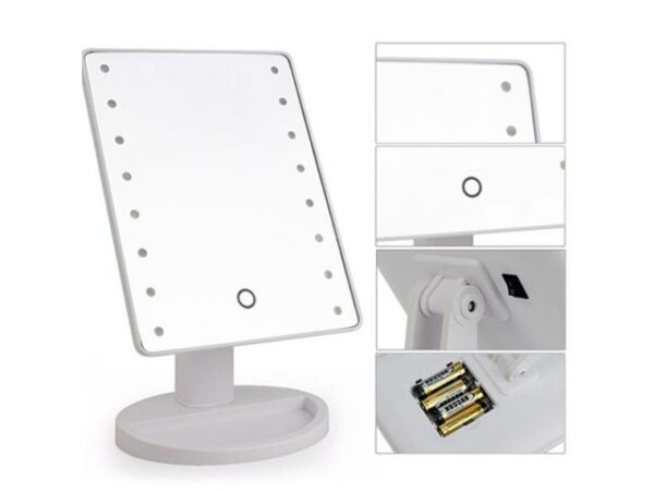 16 LED light mirror