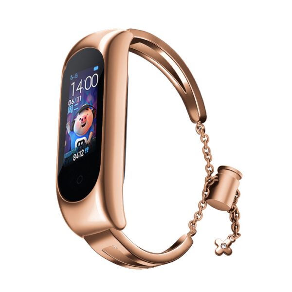 Metal band Xiaomi Mi Band 6/5/4/3 pink gold 9145576225578