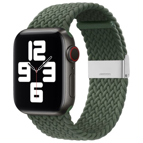 Braided band Strap Fabric Watch 7/ 6/ SE/ 5/ 4/ 3/ 2 (41mm/ 40mm/ 38mm) green 9145576237786