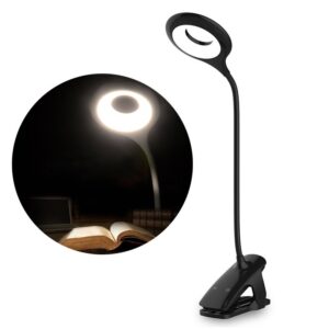 BWireless LED reading lamp with clip + cable micro USB black 9145576237588