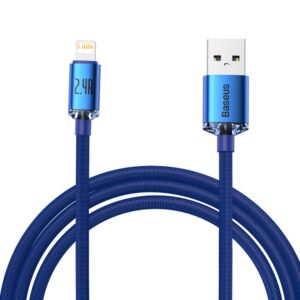 Cable USB Type A 2.4A 2m (CAJY000103) blue 6932172602727