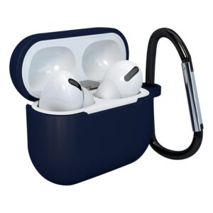 AirPods 3 silicone case with a carabiner dark blue 9145576230749