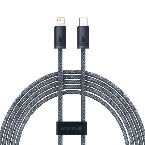 Cable USB Baseus iPhone Type C 2m 20W (CALD000116) gray 6932172605841