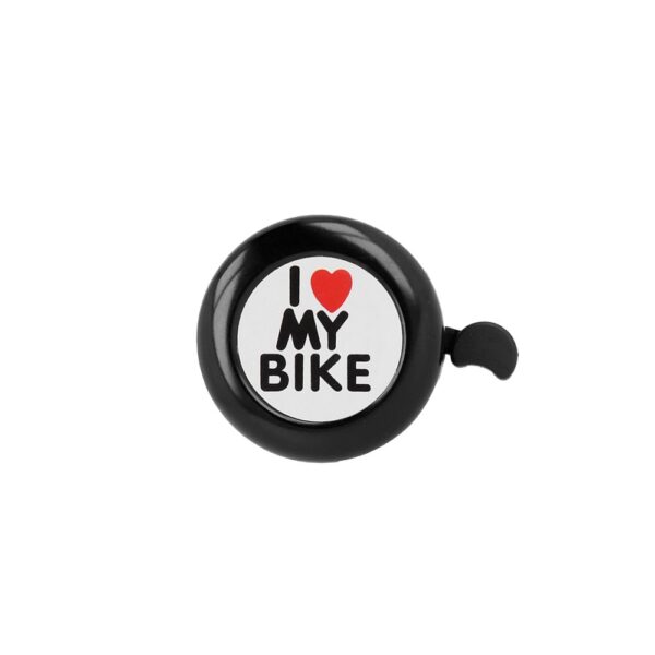 Bicycle bell I love my bike black 5900495963581