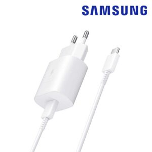 Travel charger Samsung EP-TA800EWE + 3A Type-C cable EP-DG977BWE 1m white BULK