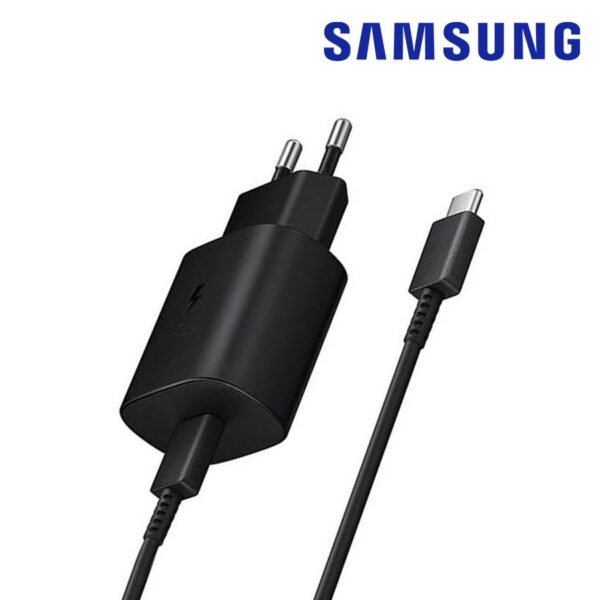 Travel charger Samsung EP-TA800EBE + 3A Type-C cable EP-DG977BBE 1m black BULK