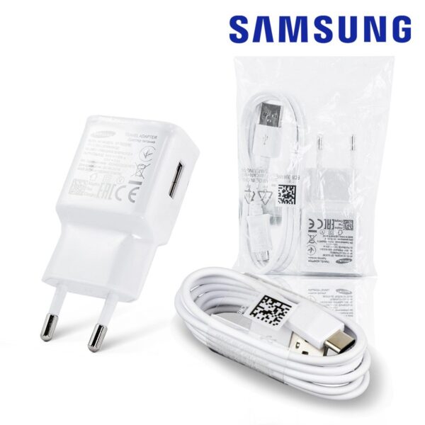 Travel charger Samsung EP-TA20EWE + 2A Type-C cable EP-DN930CWE 1m white BULK