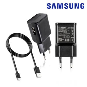 Travel charger Samsung EP-TA200EBE + 2A Type-C cable EP-DG970BBE 1m black BULK