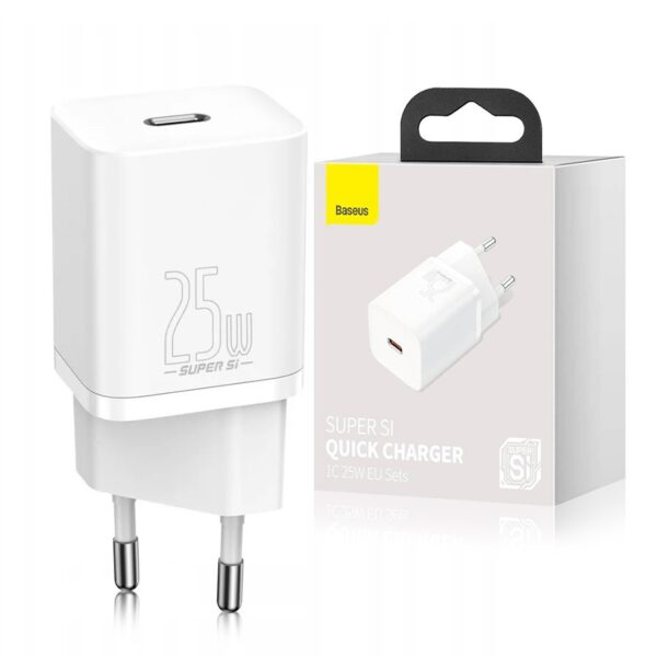 !!!Best price!!! ChargerUSB Baseus 1C Type C 25W (CCSP020102) white 6932172603731