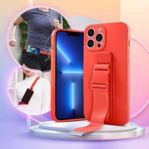 Gel Strap Case iPhone XS/iPhone X red 9145576217290