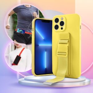 Gel Strap Case iPhone 11 Pro Max yellow 9145576217603