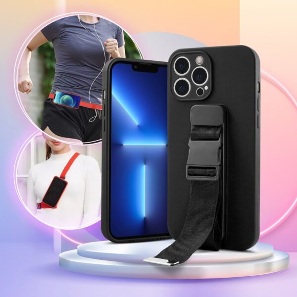 Gel Strap Case iPhone 11 Pro black 9145576217467