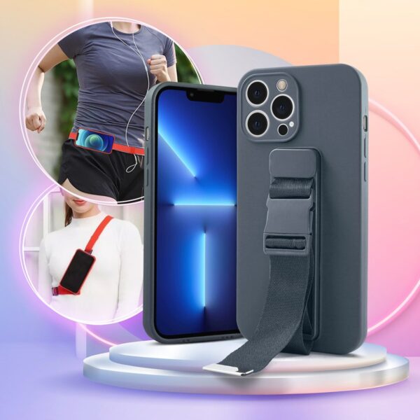 Gel Strap Case iPhone 11 Pro dark blue 9145576217481