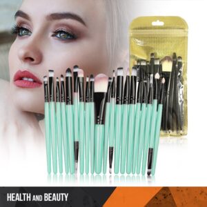 Makeup brushes 20pcs blue